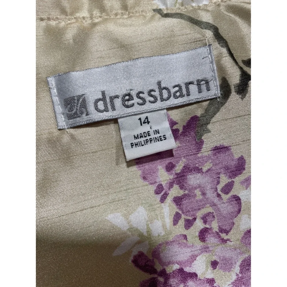 Pastel Yellow Floral Tank Midi Dress Jacket Set Elegant Party Church XL 14 Chic‎